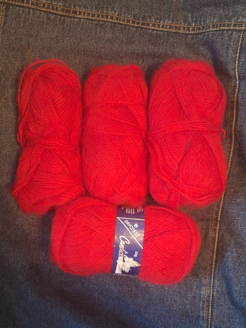 4 For $10 - Red Yarn Skeins - 4 Pack